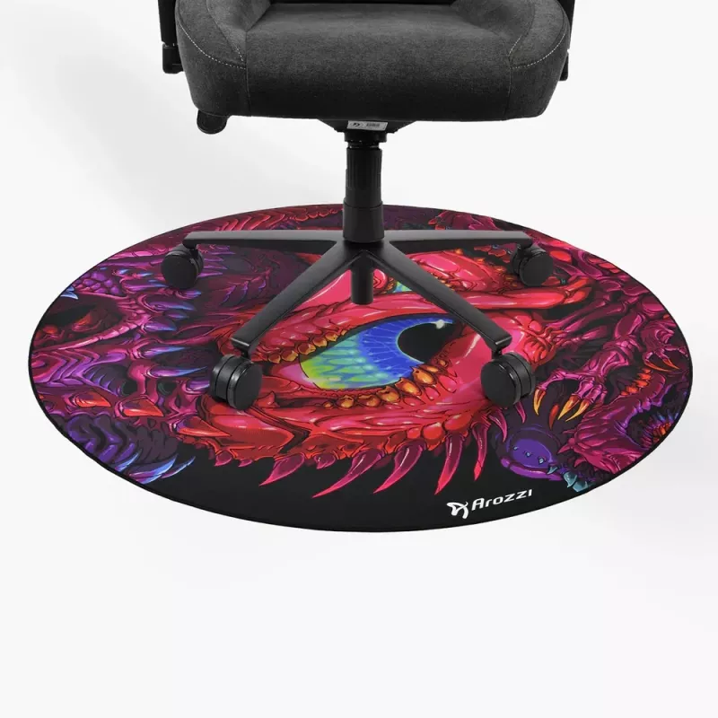 Arozzi Zona Round Floor Pad Crawling Chaos — apaļš aizsargpaklājs krēsla ritenīšiem un grīdai