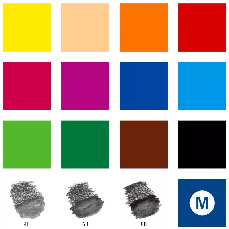 Staedtler 61 14610C Melns marķieris