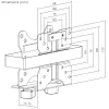 Mini datora stiprinājums MC-115W