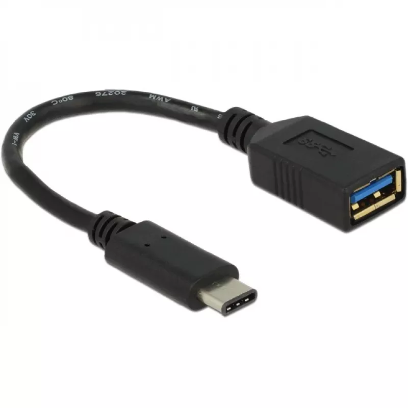 Delock USB-Adapter - USB A (siev.) uz USB-C (tēviņš)