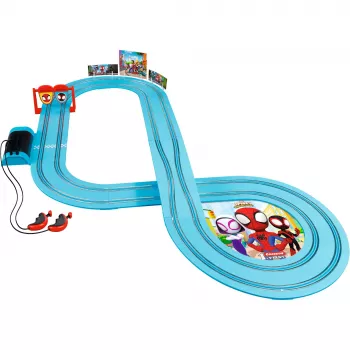 CARRERA Track Set 1First Spidey Go! slot car trase 2.9 m garš