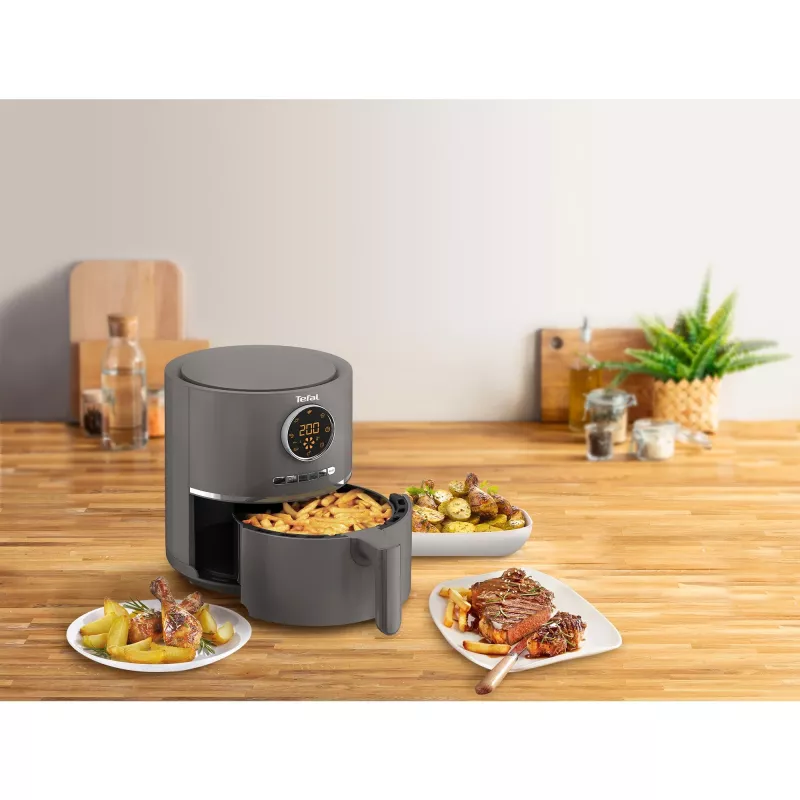 Tefal Ultra Fry Digital EY111B karstā gaisa fritieris, 4.2 L, 1400 W, pelēks