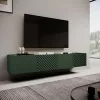 4D RTV skapis ONDA 200x40xH54.35 zaļš (stāvošs vai stiprināms pie sienas)