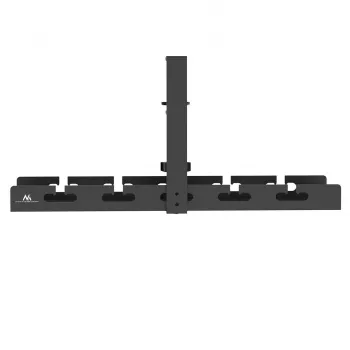 Kabeļu organizators zem galda MACLEAN MC-105 B, tērauds, regulējams, piemērots galda biezumam 0.5–50 mm, max slodze 5 kg, melns