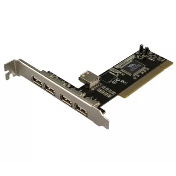 LogiLink PC0028 USB 2.0 PCI karte, 4 ārējie + 1 iekšējais ports