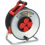 Kabeļa spole Brennenstuhl 9191400110, 4 kontaktligzdas, 40 m, melna/sarkana