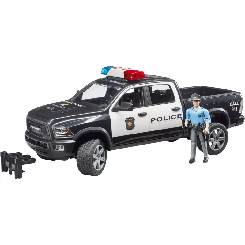 BRUDER RAM 2500 Policijas pikaps 02505 – mēroga modelis, rotaļu auto