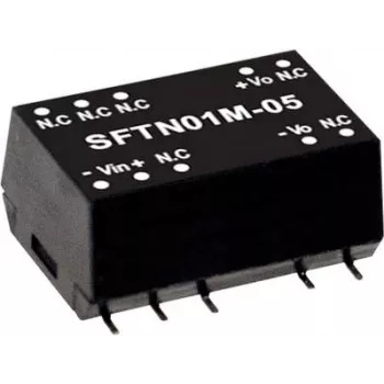 Strāvas adapteris MEAN WELL SFTN01N-15 1 W Ieeja 21.6-26.4 V Izeja 15 V