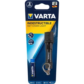 Atslēgu piekariņa lukturītis Varta 16701 101 421 Melns LED Triecienizturīgs IPX4