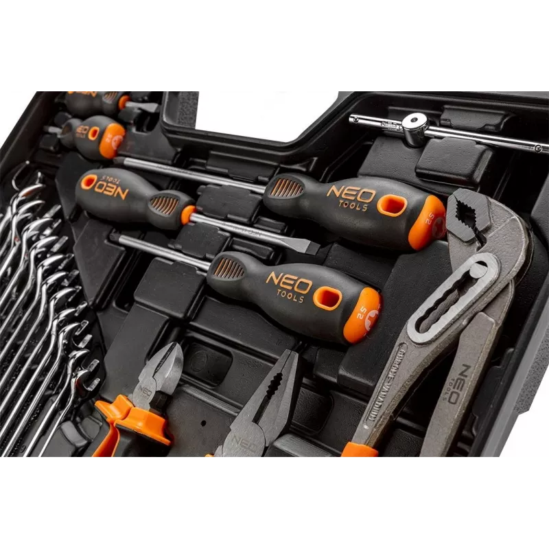Instrumentu komplekts NEO tools 08-945 1/4 inch 1/2 inch 142 daļas