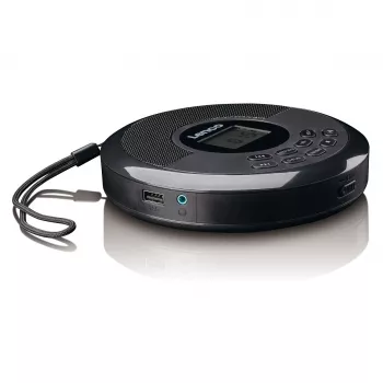 Pārnēsājams CD atskaņotājs Lenco CD-340BK — melns, kompakts dizains