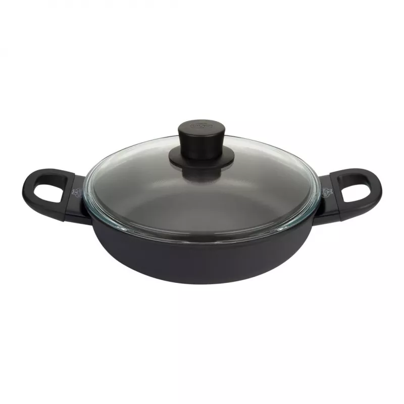 Pasniegšanas panna BALLARINI 75002-923-0 Apaļa Melna 28 cm