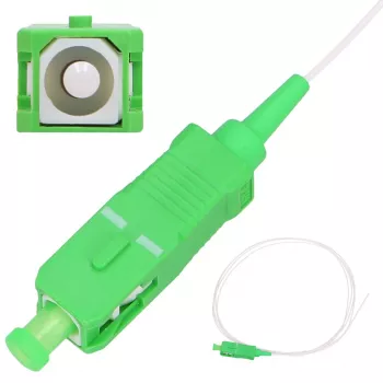 Pigtail SC/APC vienmodas Extralink G.657.A1 900µm FTTH 1,5m, Easy strip, balts