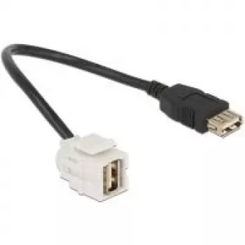 USB kabelis DeLOCK 86329 0.24m Melns