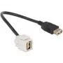 USB kabelis DeLOCK 86329 0.24m Melns