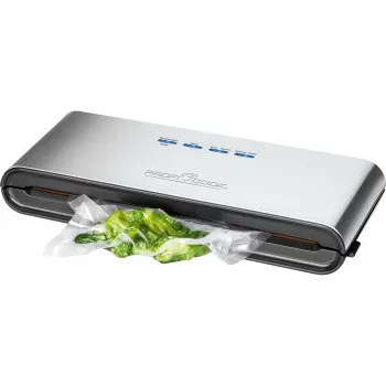 ProfiCook PC-VK 1080 - Vakuuma iepakošanas iekārta (plastmasas maisiņiem) - 120 W - Nerūsējošais tērauds/Melns (501080)