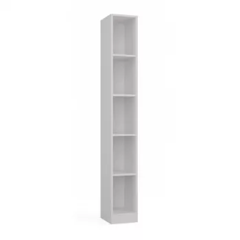 Plaukts REGAŁ R25 25 cm balts — viensekciju grāmatu plaukts