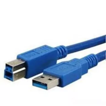 USB kabelis MediaRange MRCS150 USB 3.2 Gen 1 5m USB A USB B Zils