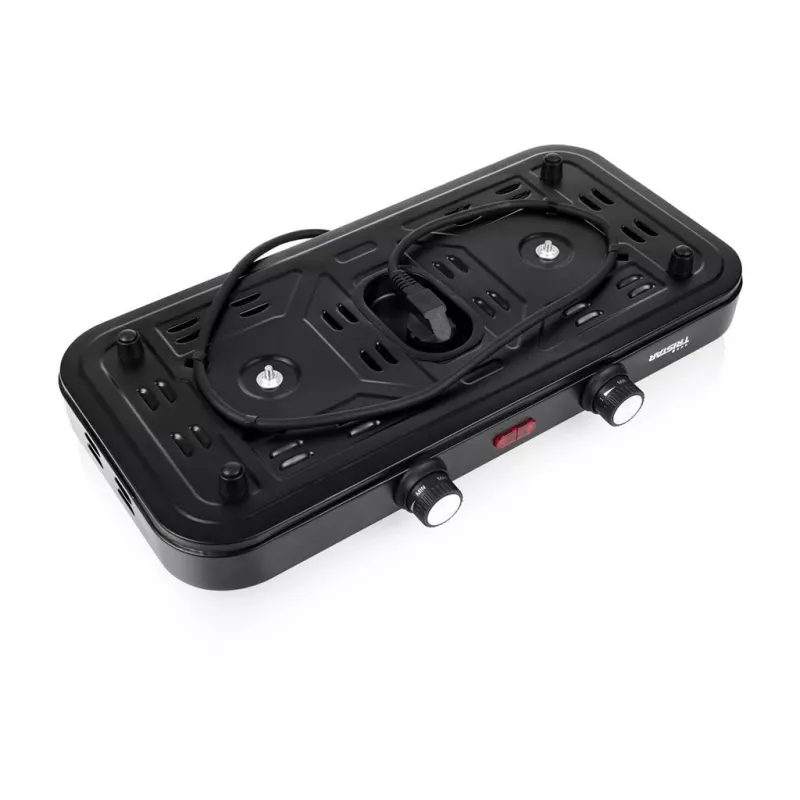 Elektriskā plīts virsma Tristar KP-6152 — 2 gatavošanas zonas, skārienvadība, melna
