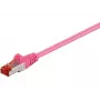 Microconnect SSTP6005PI tīkla kabelis Rozā 0,5 m Cat6 S/FTP (S-STP)