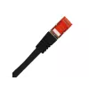 Alantec KKS6CZA0.5 Patch-cord F/UTP cat.6 PVC 0.5m melns