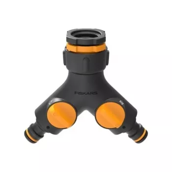 Fiskars 1027061 ūdens šļūtenes pieslēgvieta krāna savienotājs Melns, Oranžs 1 gab.