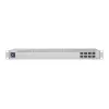 Tīkla slēdzis Managed L2 UBIQUITI USW-Aggregation — 8 SFP+ sloti, 10G atbalsts, bez ventilatora, 1U plaukts, sudrabs