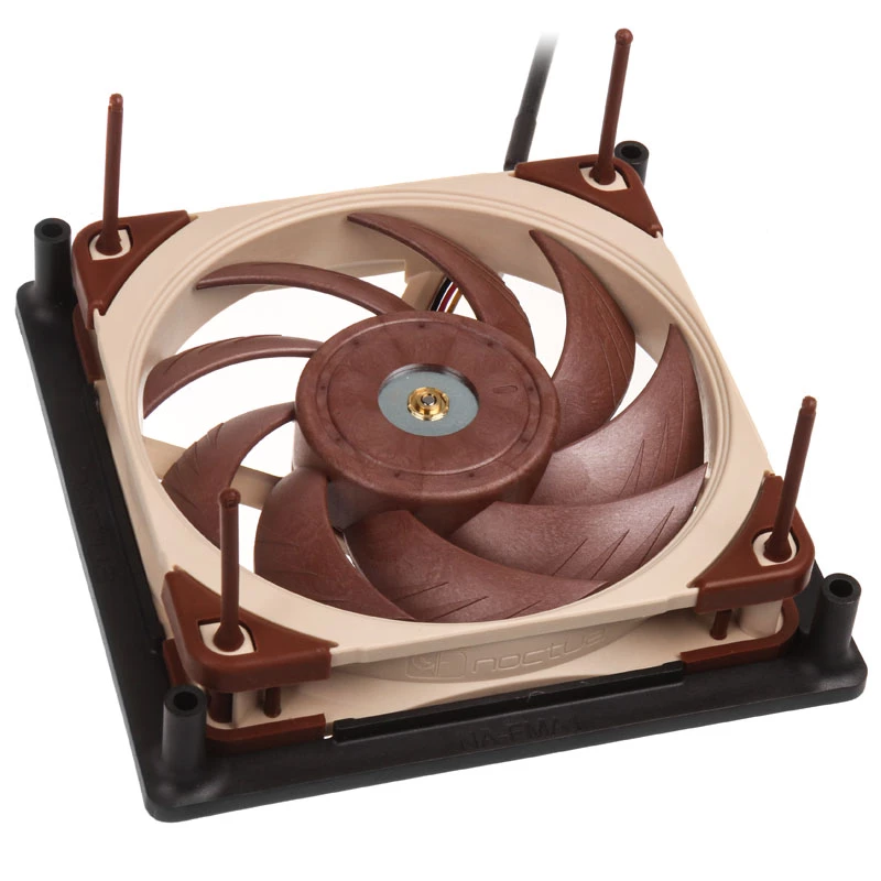 Noctua NA-SFMA1 montāžas komplekts — universāls melns montāžas komplekts, 2 gab.