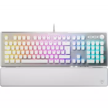 Turtle Beach Vulcan II tastatūra Gaming USB mehāniska balta