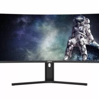 Datora monitors DAHUA LM34-E330CA 34 collu (86,4 cm) UltraPlatais Quad HD 3440×1440 VA LCD 21:9 Izliekts, 1 ms, VESA, augstuma regulējams, Melns