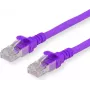 Secomp Roline - Patch-Cable - RJ-45 (vīrietis) uz RJ-45 (vīrietis) - 1 m - SFTP - CAT 6a - Violeta (21.15.2931)