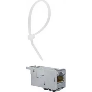 Hager RJ45 iemontējamais modulis E-Dat CAT 6a VU603NWH (VZ314RJ)