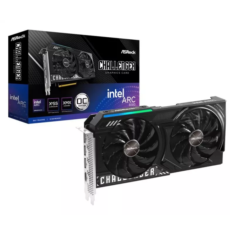 ASRock Challenger Intel Arc B580 12GB OC grafikas karte