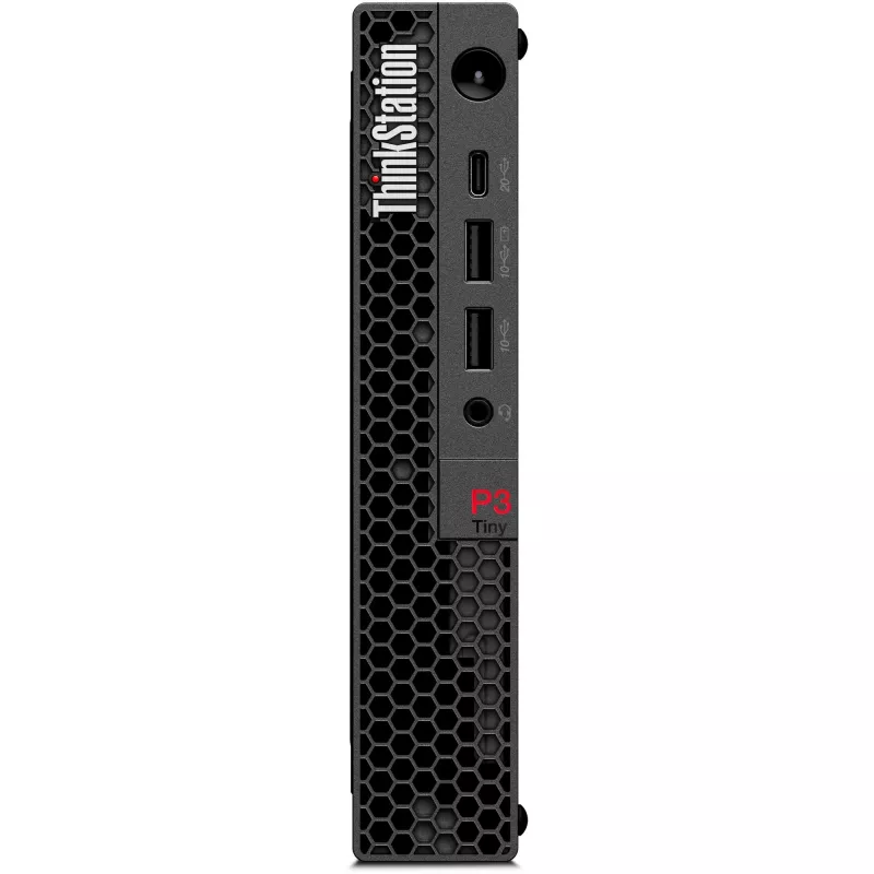 Mini darbstacija Lenovo ThinkStation P3 Tiny Gen 2 — Intel Core Ultra 7 265, 32 GB DDR5, 1 TB SSD, NVIDIA RTX A400, Windows 11 Pro, Melna