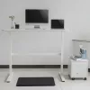 Rokas regulējams augstuma galds Ergo Office, max 40 kg, max augstums 117 cm, ar virsmu stāvus un sēdus darbam, ER-401 W
