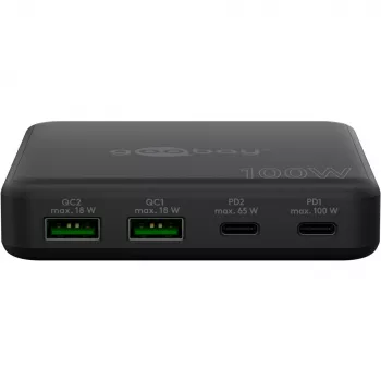 Goobay 70764 Strāvas adapteris Melns