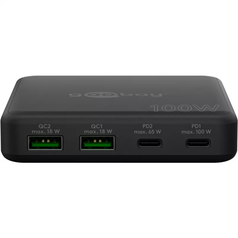 Goobay 70764 Strāvas adapteris Melns