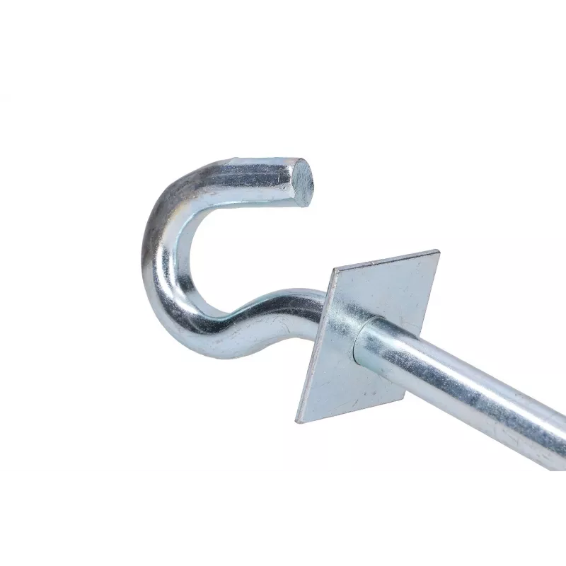 Āķis kabeļiem Extralink EX.6501 16/350mm sudraba
