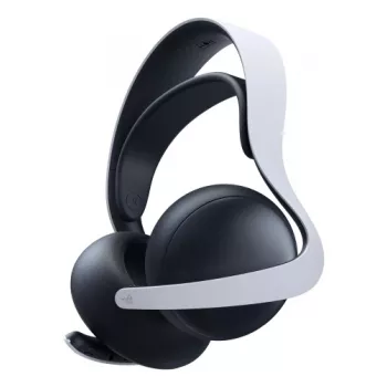 Sony PULSE Elite Bezvadu un Vadu Spēļu Austiņas ar Lādēšanas Statīvu, Melna, Balta