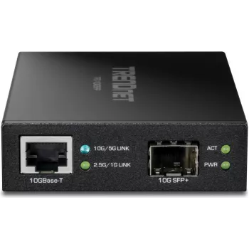 TRENDnet 10GBASE-T uz SFP+ optiskās šķiedras pārveidotājs