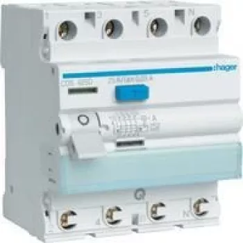 Automātiskais diferenciālais slēdzis 4pol. 25A/30mA 6kA QC HAGER CDS425D