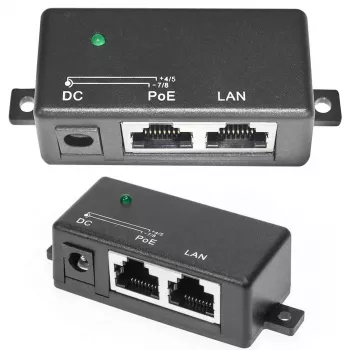 PoE Injectors Extralink 1 Ports 100Mb/s RJ45