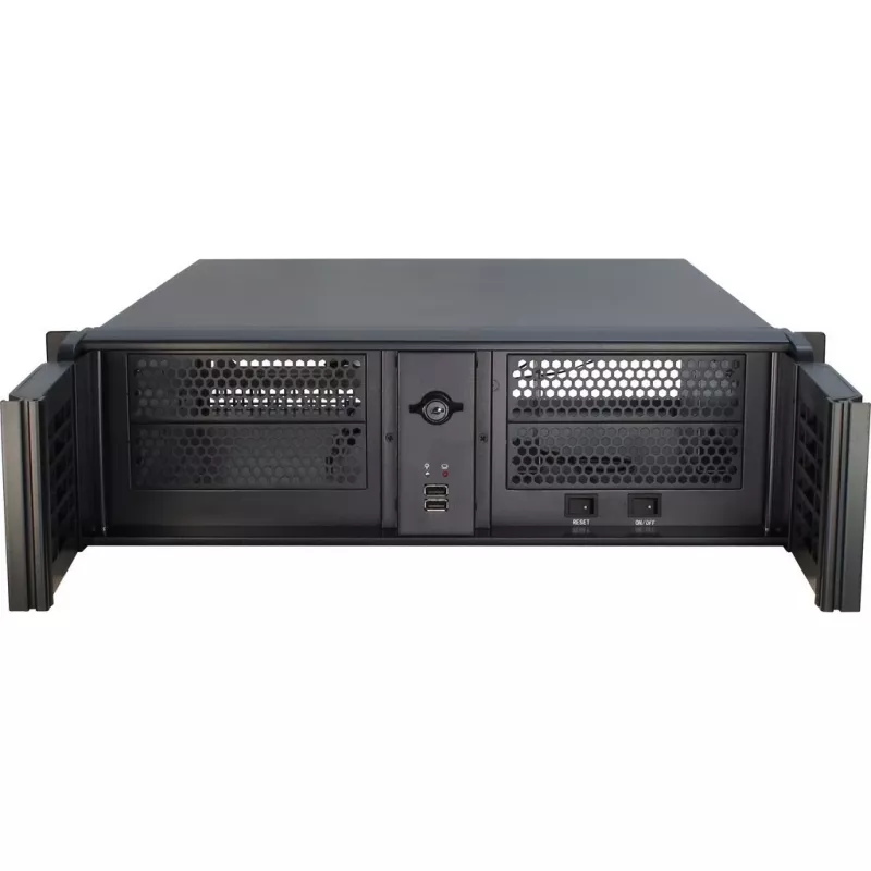 Inter-Tech 3U-3098-S Rack Melns
