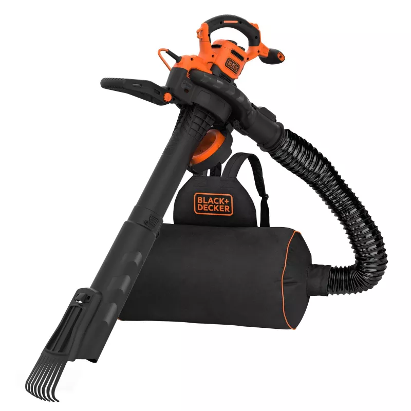 Black & Decker BEBLV301-QS lapu pūtējs un sūcējs 3 vienā, 3000 W