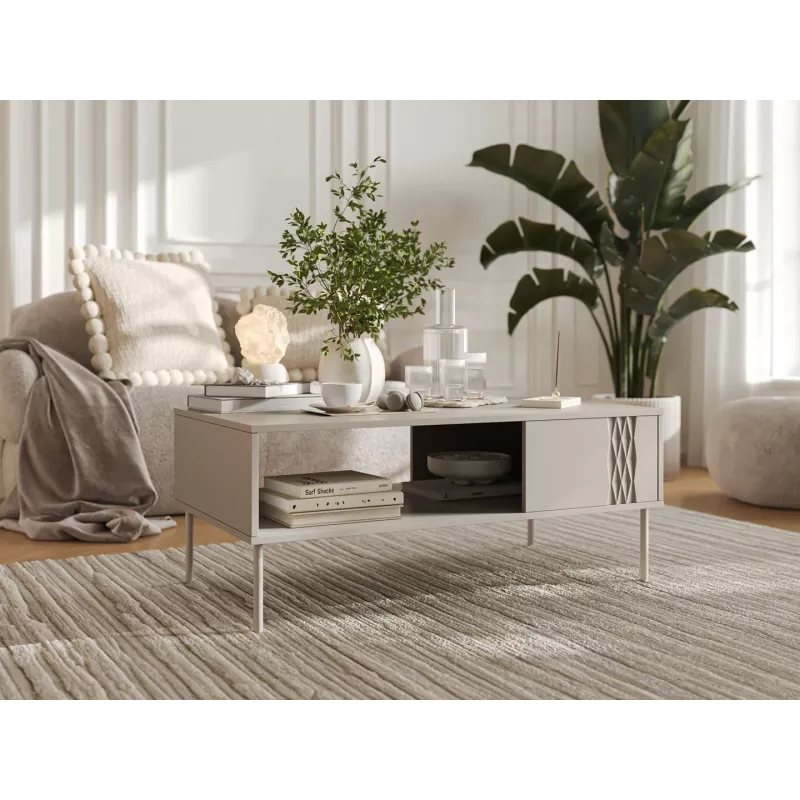 TRESSE sols / galdiņš 110x60x40 kašmira matēts