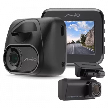 Mio MiVue C595WD (ar T30 aizmugures kameru), Full HD, STARVIS, Speedcam | GPS | Wi-Fi