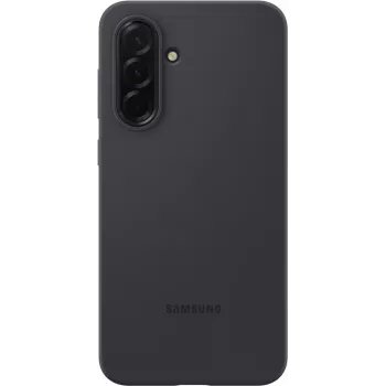 Silikona maciņš Samsung A36 — Melns, modelis EF-PA366CBEG