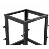 Brīvi stāvošs atvērtais statīvs Lanberg OR01-6115-B 15U Melns 600 kg slodze
