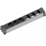 Bachmann POWER FRAME pagarinātājs 0.2 m 3 AC kontaktligzdas Iekštelpām Melns Pelēks
