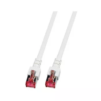 EFB-Elektronik RJ45 savienojuma kabelis Cat.6 S/FTP LSZH Balts 1m